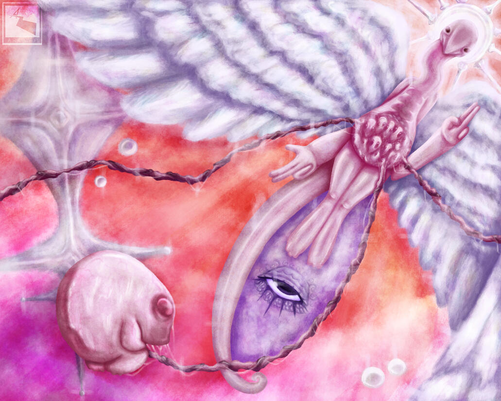 Umbilically accurate angel.